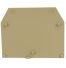 Plaque d'extrémité beige pour borne à vis 16mm² - IMO