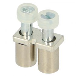 Barette de jonction sécable 2 voies pour borne à vis 4 mm2 - IMO