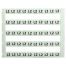 Lot de 50 étiquettes de marquage blanche 5x5mm, impression "L2" - IMO