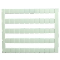 Lot de 50 étiquettes de marquage blanche 5x5mm, sans impression (fond blanc) - IMO
