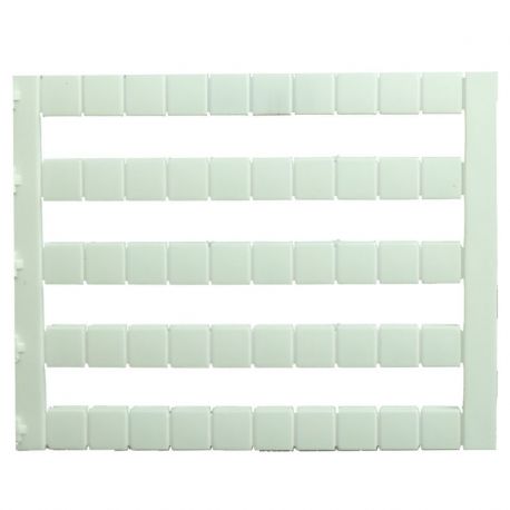 Lot de 50 étiquettes de marquage blanche 5x5mm, sans impression (fond blanc) - IMO