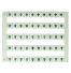 Lot de 50 étiquettes de marquage blanche 5x5mm, impression "Terre" - IMO