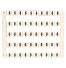 Lot de 50 étiquettes de marquage blanche 5x5mm, impression "6" - IMO