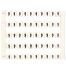 Lot de 50 étiquettes de marquage blanche 5x5mm, impression "9" - IMO