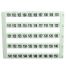 Lot de 50 étiquettes de marquage blanche 5x5mm, impression de 101 à 150 - IMO