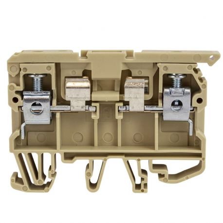 Borne de jonction à fusible6mm² - sur levier - pas 8mm - beige - IMO