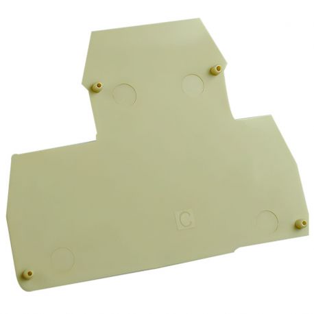 Plaque d'extrémité beige pour borne à deux étages ERD2.5 et ERD4 - IMO Plaque d'extrémité beige pour borne à deux étages ERD2.5 et ERD4 - IMO