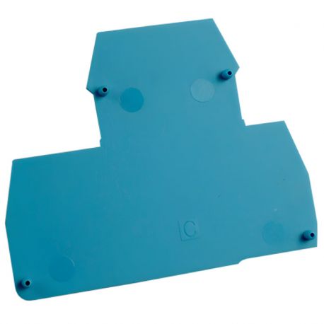 Plaque d'extrémité bleue pour borne à deux étages ERD2.5 et ERD4 - IMO Plaque d'extrémité bleue pour borne à deux étages ERD2.5 et ERD4 - IMO