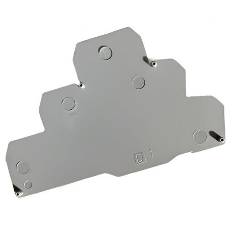 Plaque d'extrémité grise pour borne à trois étages ERT3 - IMO Plaque d'extrémité grise pour borne à trois étages ERT3 - IMO