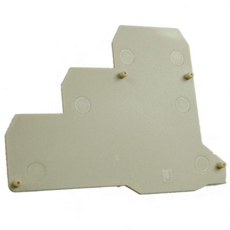 Plaque d'extrémité beige pour borne capteur ERT3S - IMO