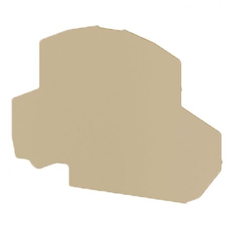 Plaque d'extrémité beige pour borne deux étages PFD2.5 - IMO Plaque d'extrémité beige pour borne deux étages PFD2.5 - IMO