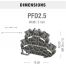 Borne de jonction deux étages à ressort 2,5mm² - pas 5mm - grise - type PushFit - IMO Borne de jonction deux étages à ressort 2,5mm² - pas 5mm - grise - type PushFit - IMO