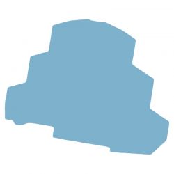 Plaque d'extrémité bleue pour borne trois étages PTFT3 et PFT2E - IMO