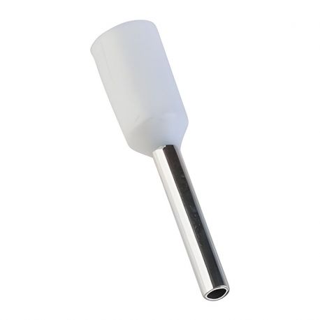 Embout de câblage simple à sertir, 0.5mm², blanc - sachet de 100 pcs Embout de câblage simple à sertir, 0.5mm², blanc - sachet de 100 pcs