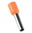 Embout de câblage simple à sertir, 4 mm², orange - sachet de 100 pcs
