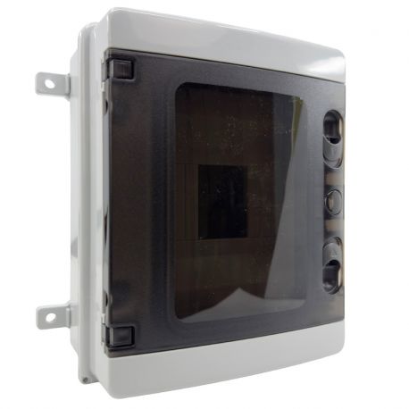 Coffret étanche 5 modules 210x168x102mm - montage en saillie - pour l'extérieur IP65