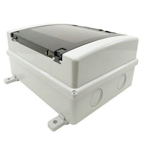 Coffret étanche 5 modules 210x168x102mm - montage en saillie - pour l'extérieur IP65