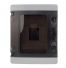 Coffret étanche 5 modules 210x168x102mm - montage en saillie - pour l'extérieur IP65