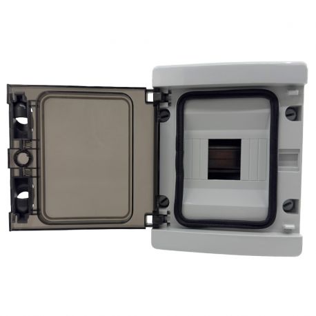 Coffret étanche 5 modules 210x168x102mm - montage en saillie - pour l'extérieur IP65