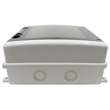 Coffret étanche 8 modules 210x222x102mm - montage en saillie - pour l'extérieur IP65
