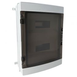 Coffret étanche 24 modules 420x302x140mm - montage en saillie - pour l'extérieur IP65