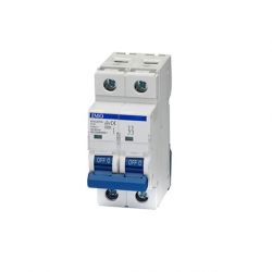 Disjoncteur bipolaire 2P - 50A - 10kA - courbe D - À vis - IMO