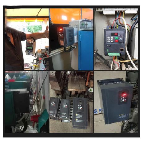 Variateur de vitesse mono/tri pour moteur triphasé 1,5kW 220/380V 7A IP20 - Sortie 220V-3AC