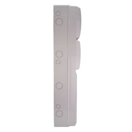 Coffret pour prise étanche 32M IP65 IK10, 2 rangées de 16 modules