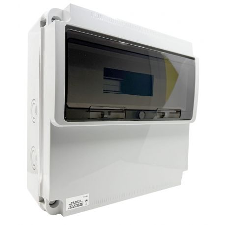 Coffret pour prise industrielle étanche IP65 IK10 - 1 rangée de 16 modules - 330x330x155mm