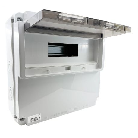 Coffret pour prise industrielle étanche IP65 IK10 - 1 rangée de 16 modules - 330x330x155mm
