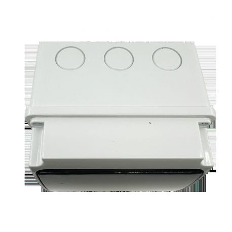 Coffret pour prise de courant étanche IP54 IK10 - 1 rangée de 6 modules