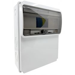 Coffret pour prise industrielle étanche IP54 IK10 - 1 rangée de 11 modules - 300x230x115mm