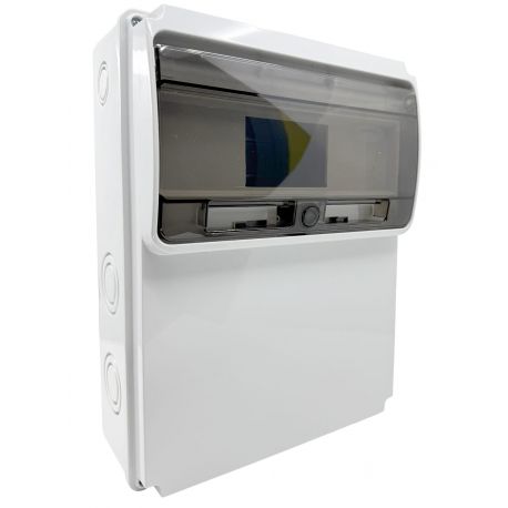 Coffret pour prise industrielle étanche IP54 IK10 - 1 rangée de 11 modules