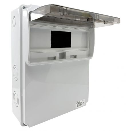 Coffret pour prise industrielle étanche IP54 IK10 - 1 rangée de 11 modules