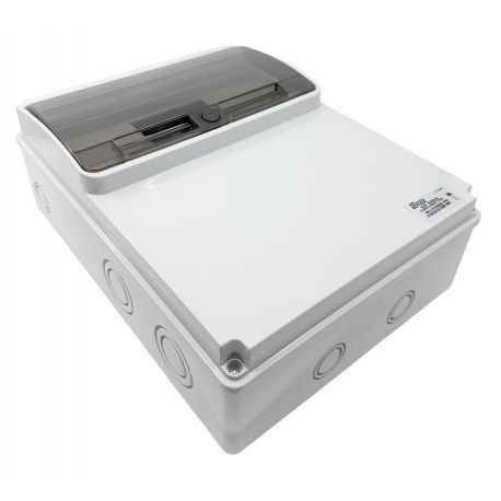 Coffret pour prise industrielle étanche IP54 IK10 - 1 rangée de 11 modules