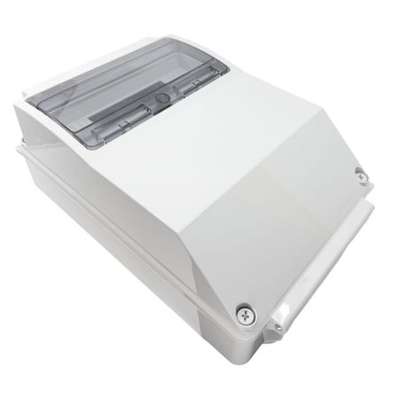 Coffret pour prise industrielle étanche IP65 IK10 - 1 rangée de 12 modules