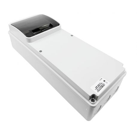 Coffret pour prise industrielle étanche IP54 IK10 - 1 rangée de 6 modules - 350x130x105mm