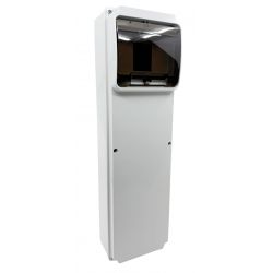 Coffret pour prise industrielle étanche IP54 IK10 - 1 rangée de 6 modules - 460x130x105mm