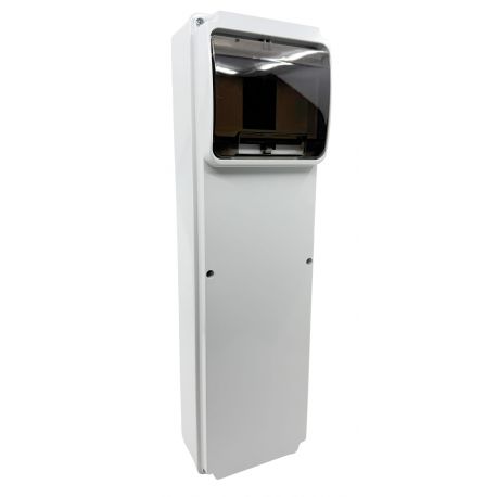 Coffret pour prise industrielle étanche IP54 IK10 - 1 rangée de 6 modules - 460x130x105mm