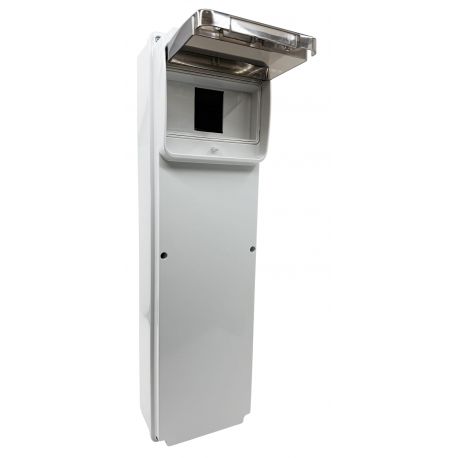 Coffret pour prise industrielle étanche IP54 IK10 - 1 rangée de 6 modules - 460x130x105mm