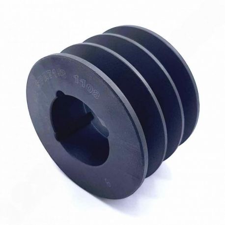 Poulie trapézoïdale SPA / A - 3 gorges - Ø71 mm - Moyeu amovible 1108 - Fonte