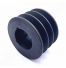 Poulie trapézoïdale SPA / A - 3 gorges - Ø71 mm - Moyeu amovible 1108 - Fonte