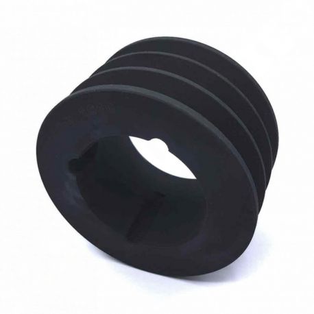 Poulie trapézoïdale SPA / A - 3 gorges - Ø100 mm - Moyeu amovible 1610 - Fonte
