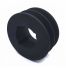 Poulie trapézoïdale SPA / A - 2 gorges - Ø118 mm - Moyeu amovible 1610 - Fonte
