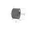 Poulie trapézoïdale SPA / A - 5 gorges - Ø132 mm - Moyeu amovible 2517 - Fonte
