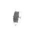 Poulie trapézoïdale SPA / A - 3 gorges - Ø160 mm - Moyeu amovible 2517 - Fonte