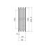 Poulie trapézoïdale SPA / A - 3 gorges - Ø160 mm - Moyeu amovible 2517 - Fonte
