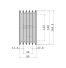 Poulie trapézoïdale SPA / A - 5 gorges - Ø160 mm - Moyeu amovible 2517 - Fonte