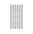 Poulie trapézoïdale SPA / A - 5 gorges - Ø160 mm - Moyeu amovible 2517 - Fonte