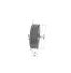 Poulie trapézoïdale SPA / A - 3 gorges - Ø190 mm - Moyeu amovible 2517 - Fonte